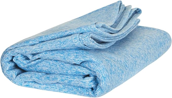 Dock & Bay Quick Drying Towel - for Sports & Gym - Compact, Lightweight - 100% Recycled - Includes Bag - Essential - Lagoon Blue - Extra Large (200x90cm, 78x35) - Image 7