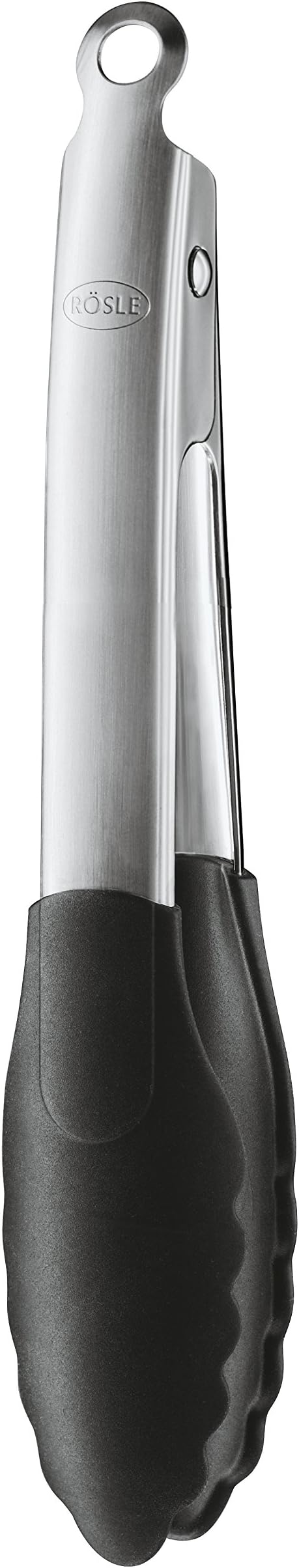 Rösle Stainless Steel 9-inch Silicone Coated Locking Tongs - Image 2