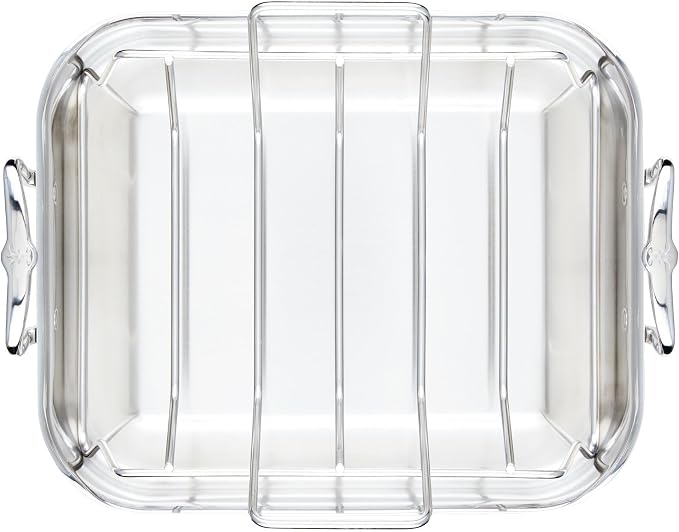 Hestan Provisions – 14.5" Classic Clad Roaster with Stainless Steel Rack - Image 11