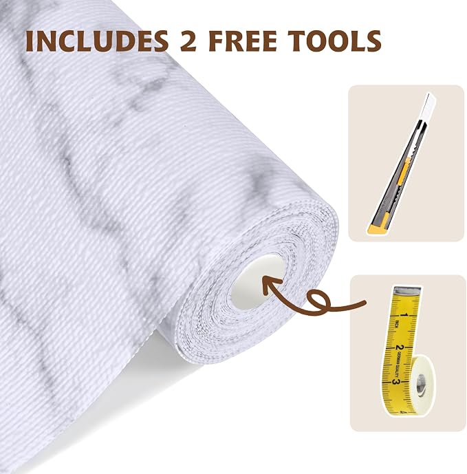 Shelf Liners for Kitchen Cabinets 17.3in x 20FT, Non Adhesive Drawer Liner - Image 6