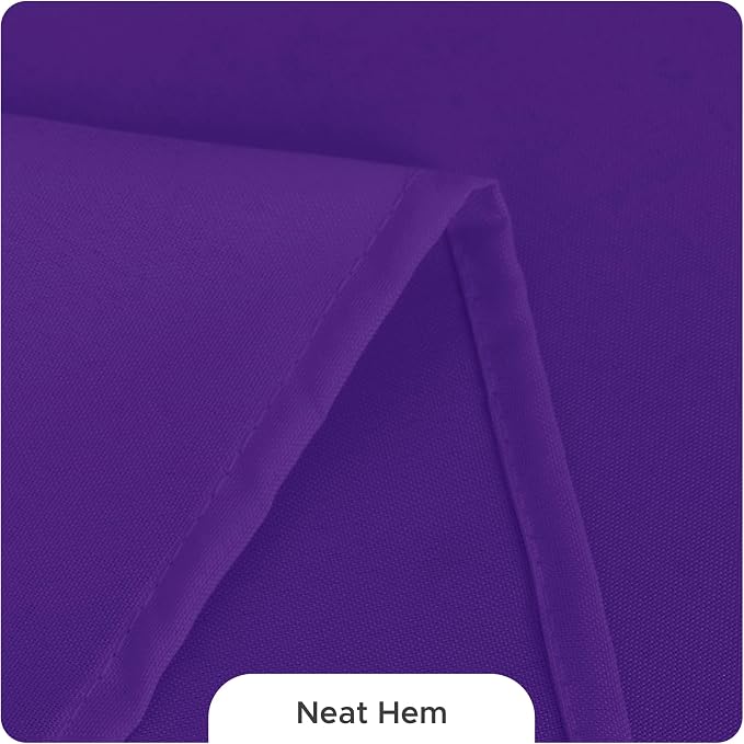 Fitable 8 Pack Purple Tablecloths 60x102 Inch for 6 Ft Rectangle Tables - Image 4