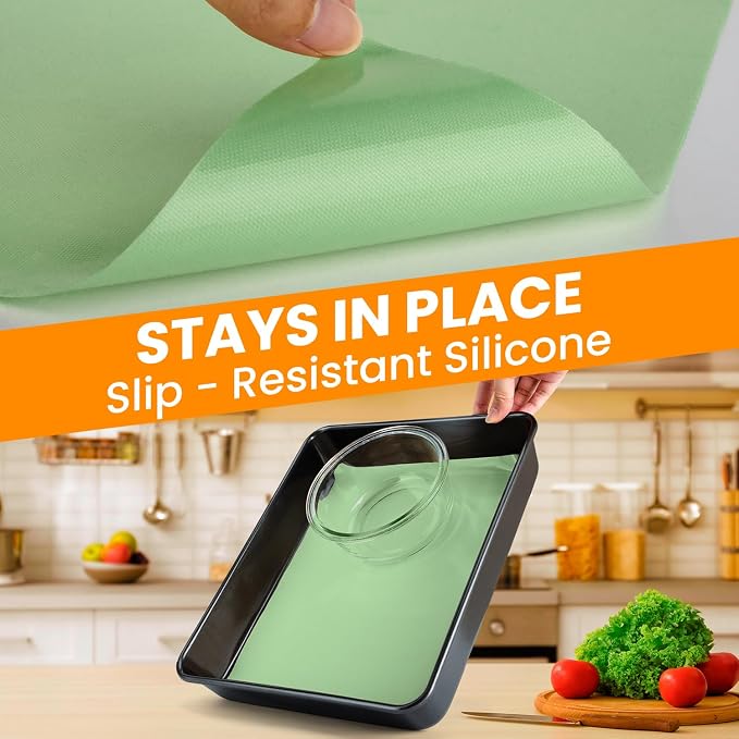 Silicone Baking Mat Roll - Best German Silicone - Heat Resistant Baking Macaron Bread Mat, Non-stick Pastry Mat, Reusable Dough Rolling Mat - Image 4