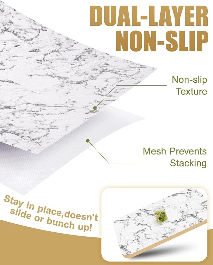 Drawer and Shelf Liners for Kitchen Cabinets Non-Adhesive - Image 2