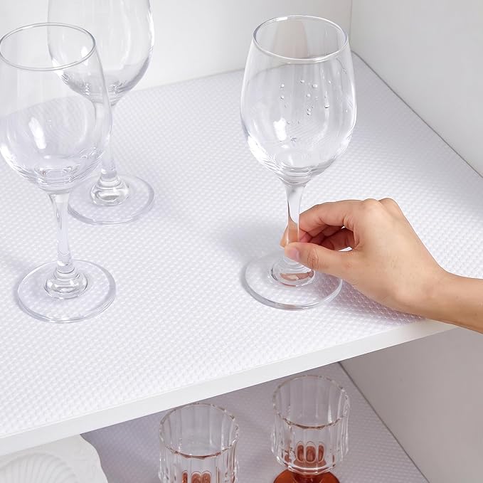 100% EVA Shelf Liner Waterproof Non Adhesive, 24" x 240", White - Image 7