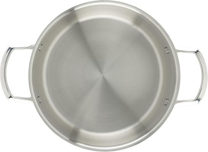 WINCO Tri-Ply Stock Pot, Silver - Image 6