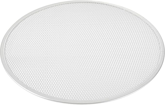Restaurantware 18 Inch Aluminum Pizza Screen Pack of 72 Mesh Baking Tool For Crispy Crust, Lightweight Stackable Seamless Rim Rust-Resistant Baking Screen, Reusable for Pizzerias, Home Oven Use by Restaurantware