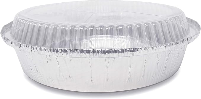 (360 Pack) Premium 6-Inch Round Foil Pans with Plastic Dome Lids l Heavy Duty l Disposable Aluminum Tin for Roasting, Baking, or Cooking - Image 2