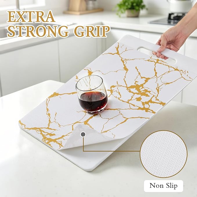 Beautysaid Shelf and Drawer Liner for Kitchen Cabinet Non Adhesive Non Slip - Image 2