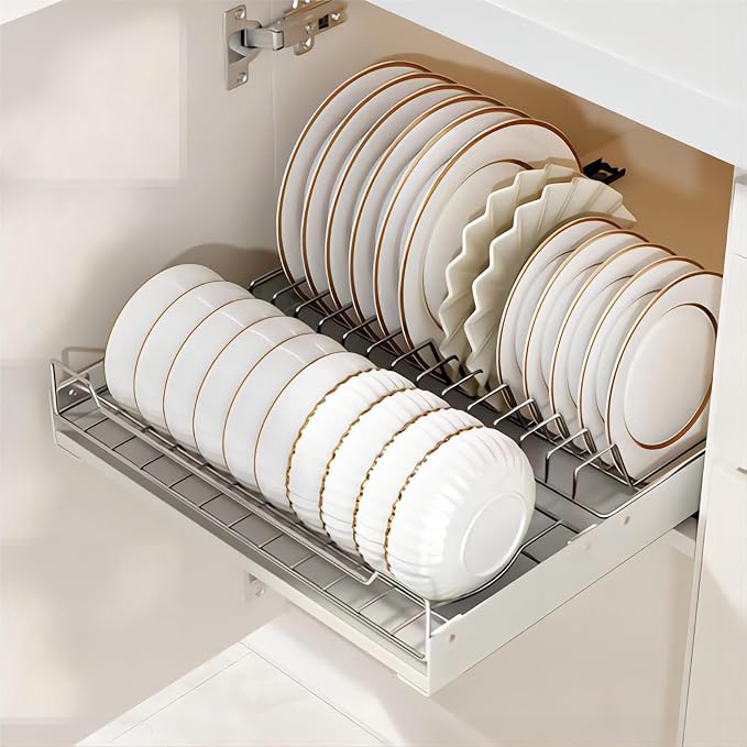 Pull out Cabinet Organizer Fixed with Adhesive Nano Film by ZHOHO+TANT