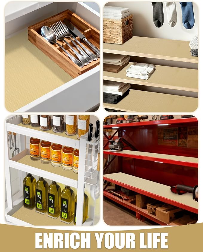 Drawer and Shelf Liners for Kitchen Cabinets Non-Adhesive - Image 8