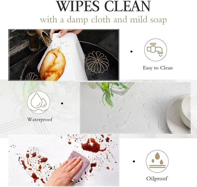 Beautysaid Shelf and Drawer Liner for Kitchen Cabinet Non Adhesive Non Slip - Image 7