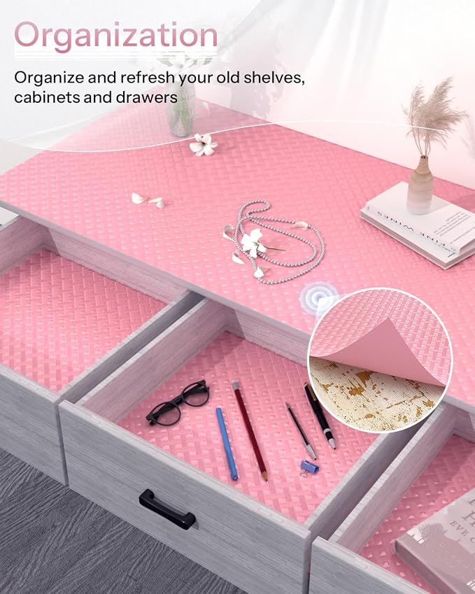 GTJ Shelf and Drawer Liner for Kitchen Cabinet Non-Adhesive Non Slip - Image 5