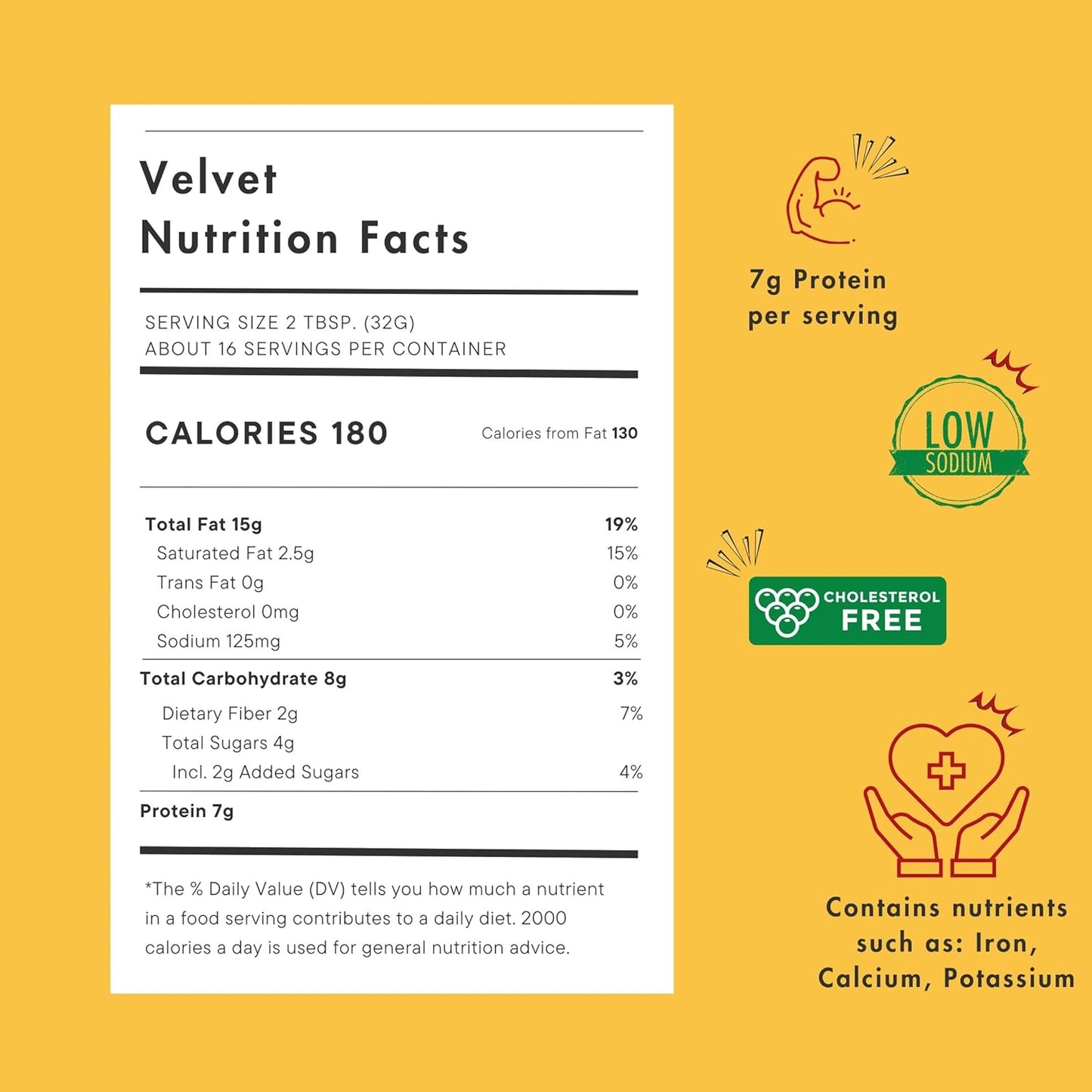 Velvet Peanut Butter, Crunchy – Detroit’s Classic Since 1937, with “Fresh, Pure, Delicious” Label, Made in the USA, Gluten-Free, Packed with Roasted Peanut Chunks, Perfect for Sandwiches, Baking & Snacking (12 Jars, 18oz Each)