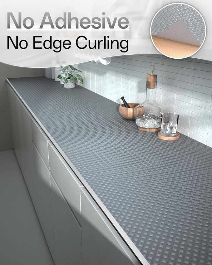 GTJ Shelf and Drawer Liner for Kitchen Cabinet Non-Adhesive Non Slip - Image 4