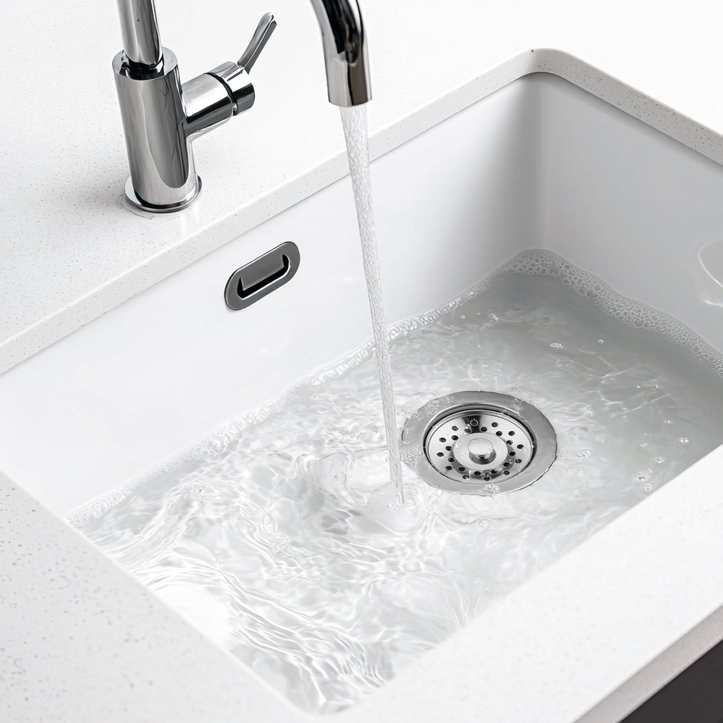 Pacific Bay Sink Strainer with Stainless Steel Removable Basket (3.5” Drain)