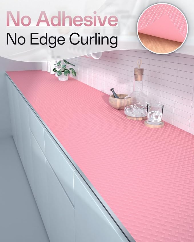 GTJ Shelf and Drawer Liner for Kitchen Cabinet Non-Adhesive Non Slip - Image 4