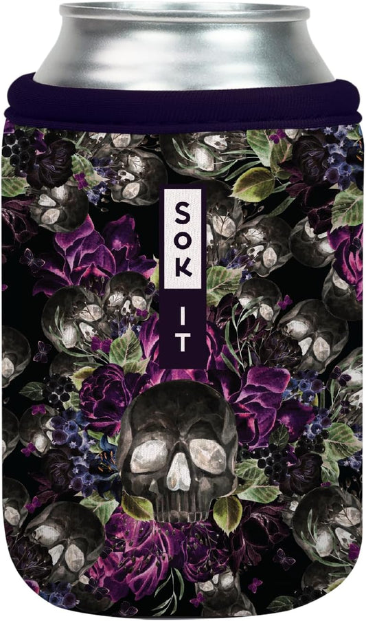 Sok It CanSok Sleeve for Beer & Soda Insulated Neoprene Cover (After Dark, 12oz Can Sleeve)