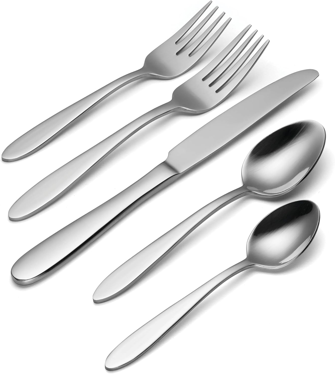 Oneida Mooncrest 20-Piece Flatware Set, Service for 4, Silver