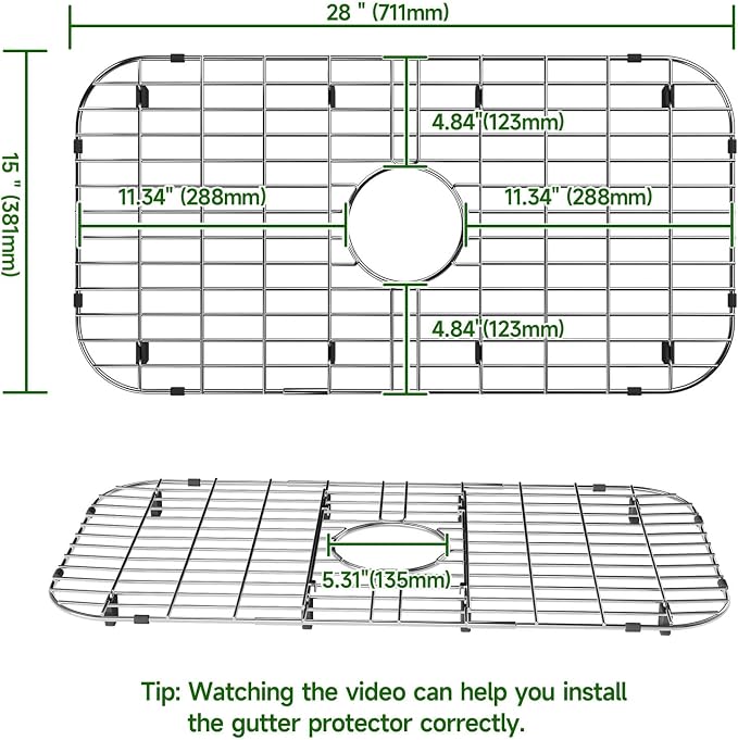 Sink Protectors for Kitchen Sink 28" x 15" with Sink Strainer - Image 2