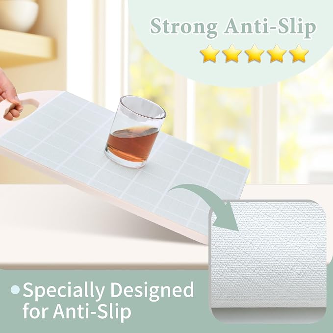 Drawer and Shelf Liner for Kitchen Cabinet: 17 in X 20 Ft Non Slip - Image 2