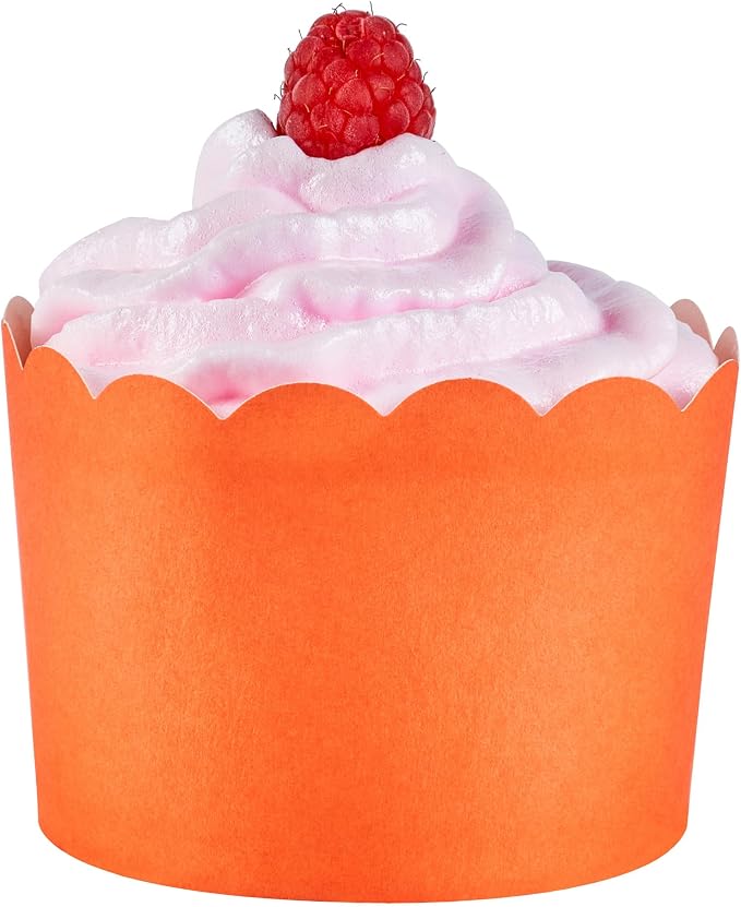 Restaurantware Baking Cups 200 Pack of 10 oz Paper Cupcake Liners Greaseproof Scalloped Oven-Safe Elegant Dessert Muffin Cups Disposable for Parties - Image 9