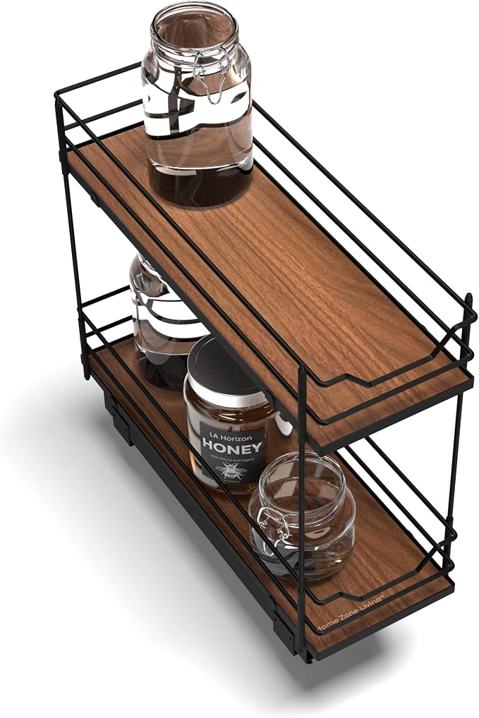 Home Zone Living Pull Out Kitchen Cabinet Organizer by HomeZoneLiving