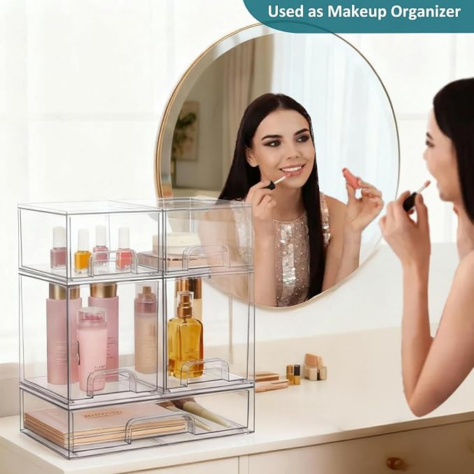 Baby Bottle Organizer for Countertop Food-grade Acrylic Storage for Cabinet - Image 7