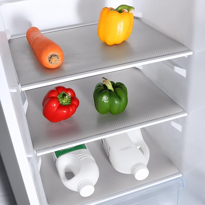 Kitchen Shelf Liner Non Adhensive,Cabinet Drawer Mat Gray 17.5"× 236.2" - Image 6