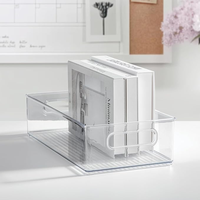 iDesign Stackable Fridge Bin, Clear, Set of 3 | Storage for Freezer or Pantry, Made in USA - Image 6