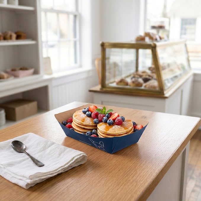 Restaurantware Paper lb Frenchie Food Tray Boat, 200 Pack - Image 4