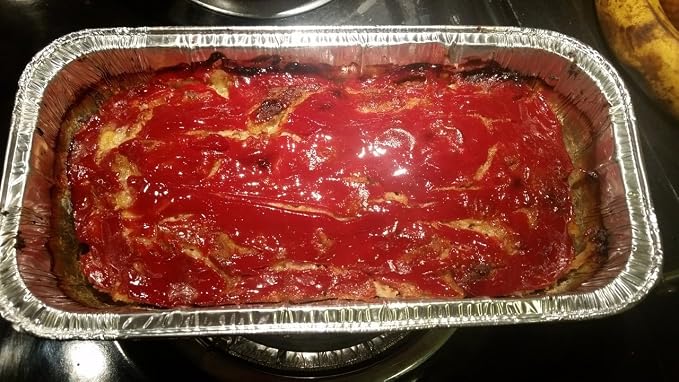 KitchenDance Disposable Aluminum Loaf Pans - Rectangular Aluminum Foil Pans for Meat Loaf's, Breads, Apple Cakes - Baking Pan Perfect for Baking, Cooking, and Preparing Food, 5 Pound Loaf, 25 Count - Image 2