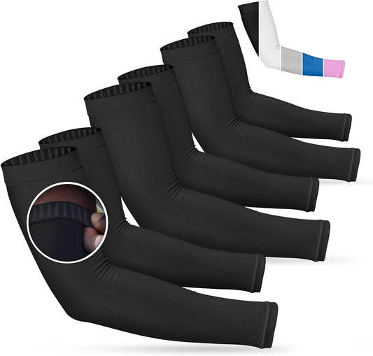 SportsTrail Cooling Arm Sleeves for Men & Women – Breathable, UV Sun Protection, Sports Arm Sleeves for Women, Men & Youth