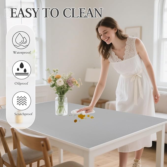 Beautysaid Shelf and Drawer Liner for Kitchen Cabinet Non Adhesive Non Slip - Image 4
