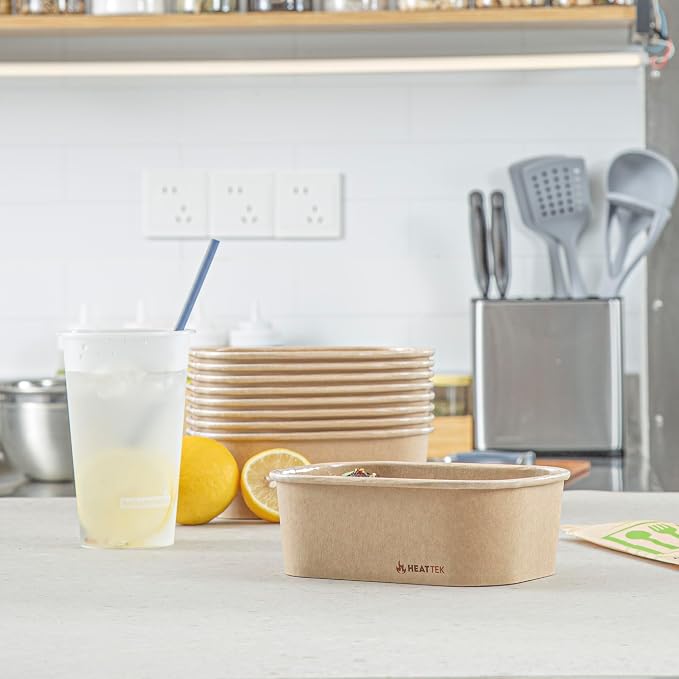 Restaurantware Kraft Paper Serving Container, Oven-Safe, 25 oz, 100 Ct - Image 4
