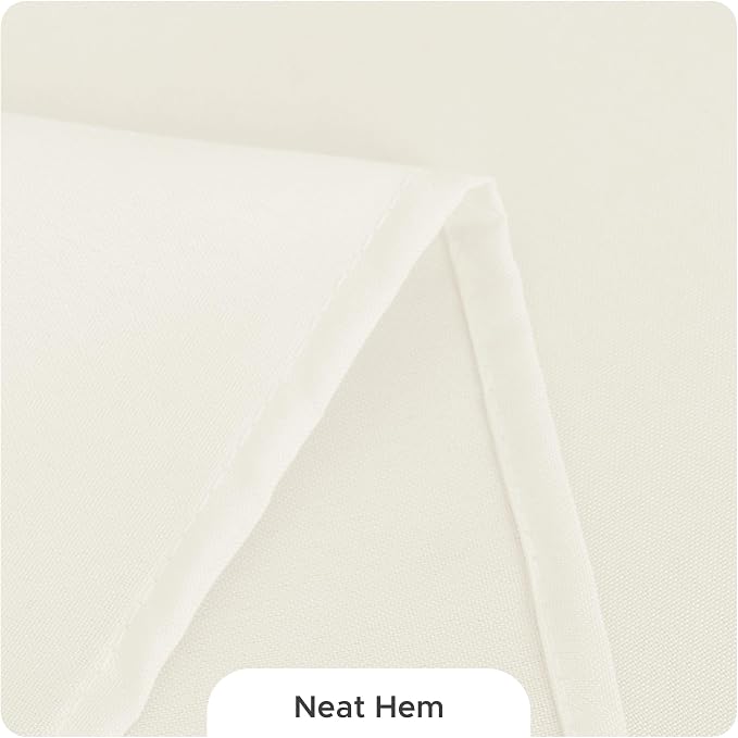 Fitable 8 Pack Ivory Tablecloths 90x132 Inch for 6 Foot Rectangle Tables - Image 4