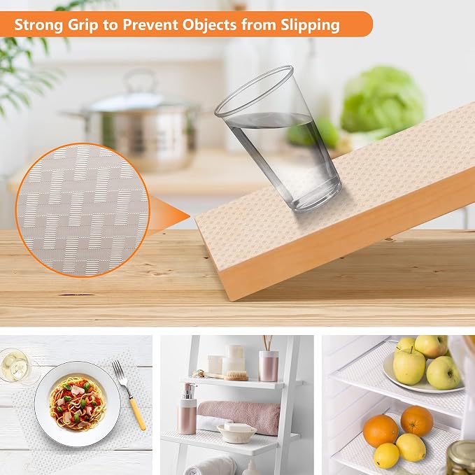 Shelf Liners for Kitchen Cabinets, Drawer Mats Non Adhensive 23.6"× 236.2" - Image 6