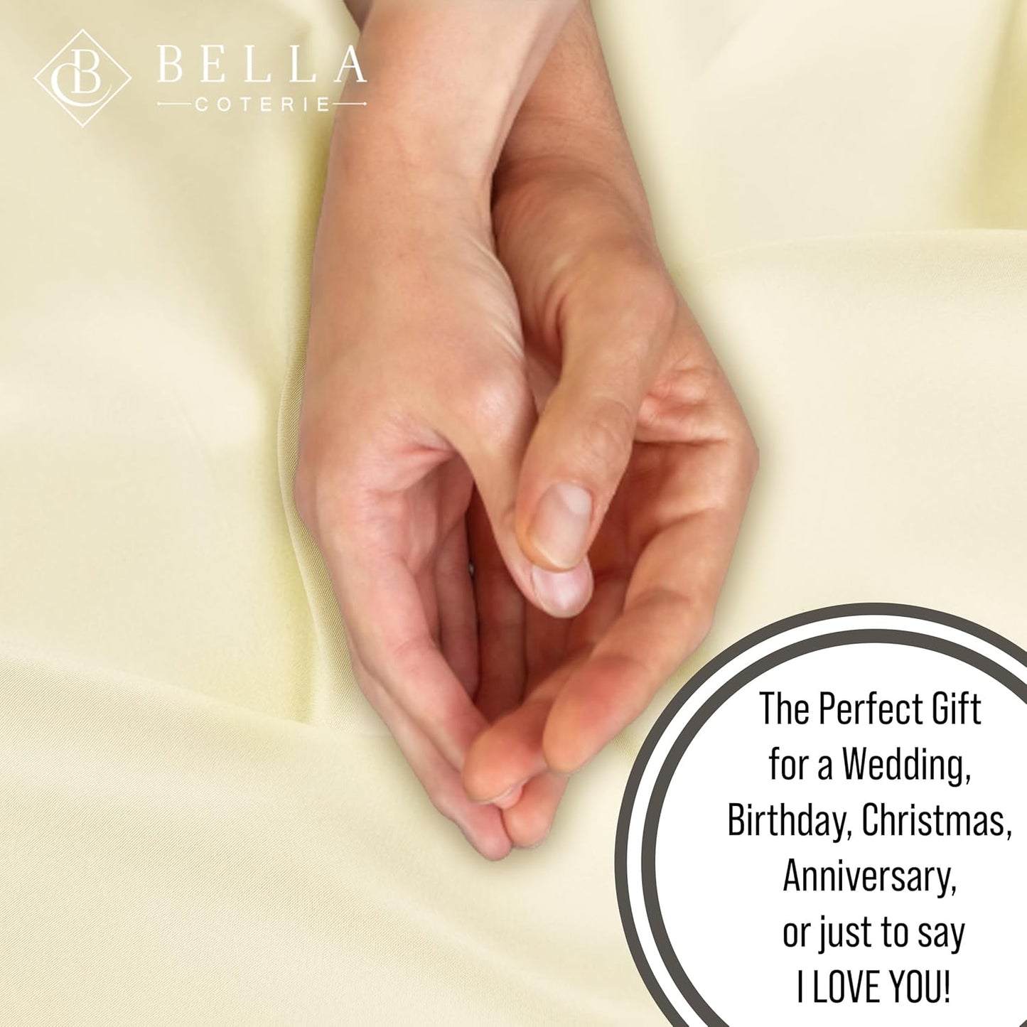 Bella Coterie Luxury Bamboo Viscose King Size Sheet Set | 100% Organically Grown | Ultra Soft | Cooling for Hot Sleepers | 18" Deep Pocket [Lemonade]