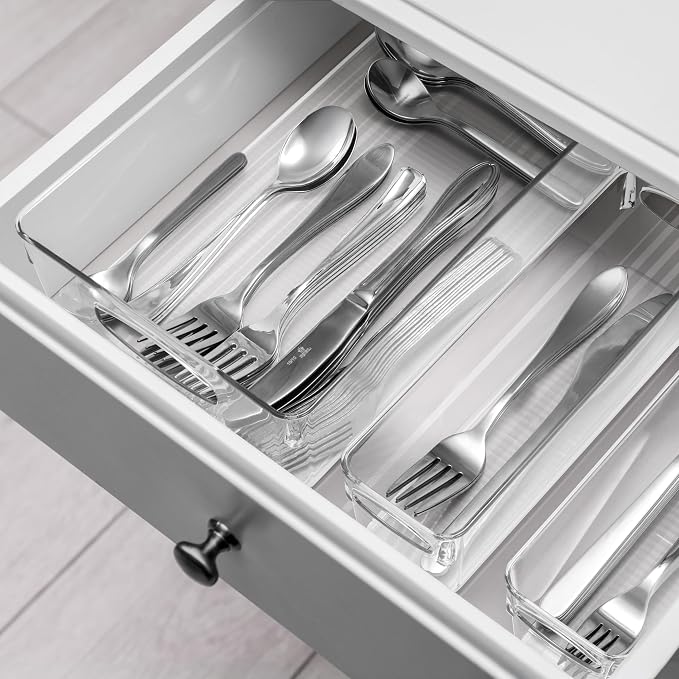 Sorbus Fridge Organizers and Storage, Clear Bins (Large, 10 Pack) - Image 5
