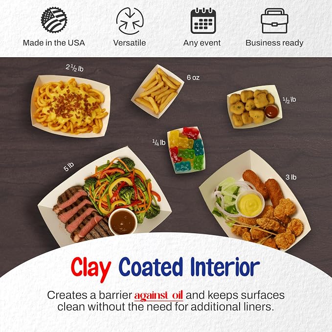 MT Products Plaid Charcuterie Tray 6 oz. Disposable Paper Food Tray - Pack of 1000 - Image 3
