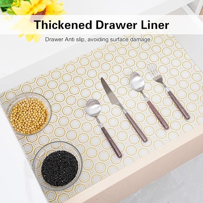 Drawer and Shelf Liner for Kitchen Cabinet Non-Adhesive 18in x 10FT - Image 3