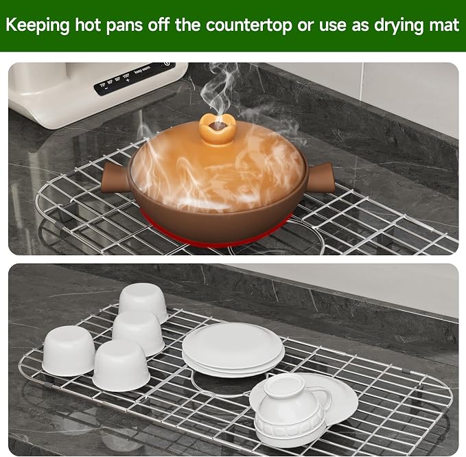 Sink Protectors for Kitchen Sink 28" x 15" with Sink Strainer - Image 4