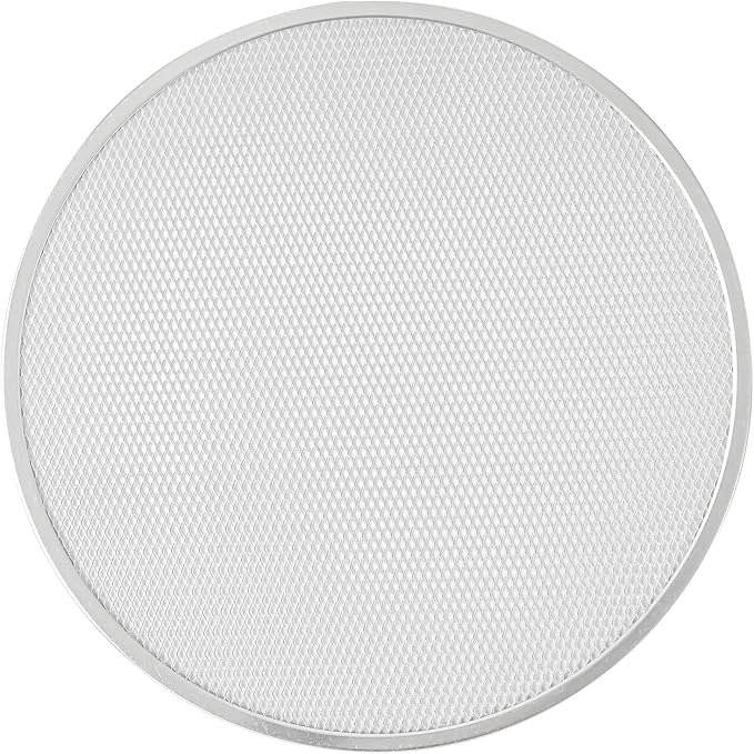Restaurantware 18 Inch Aluminum Pizza Screen Pack of 72 Mesh Baking Tool For Crispy Crust, Lightweight Stackable Seamless Rim Rust-Resistant Baking Screen, Reusable for Pizzerias, Home Oven Use - Image 10