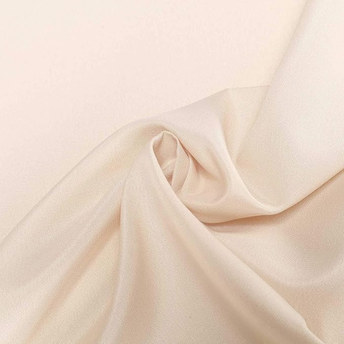 Balsa Circle 10 pcs 108 inch Beige Round Washable Polyester Easy-Care Tablecloth for Indoor and Outdoor Bridal Shower Wedding Table Buffet Table Parties Events Kitchen Dining - Image 3