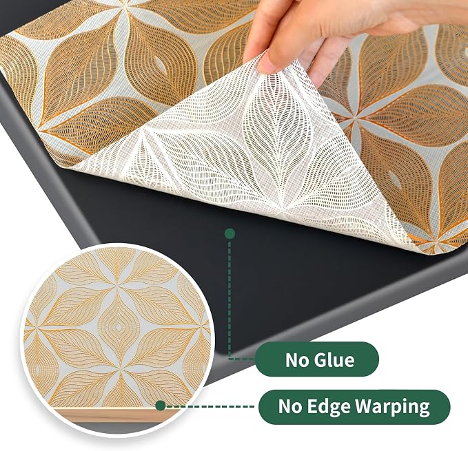 3D Drawer and Shelf Liner for Kitchen Cabinet: 12 in X 30 Ft Waterproof - Image 5