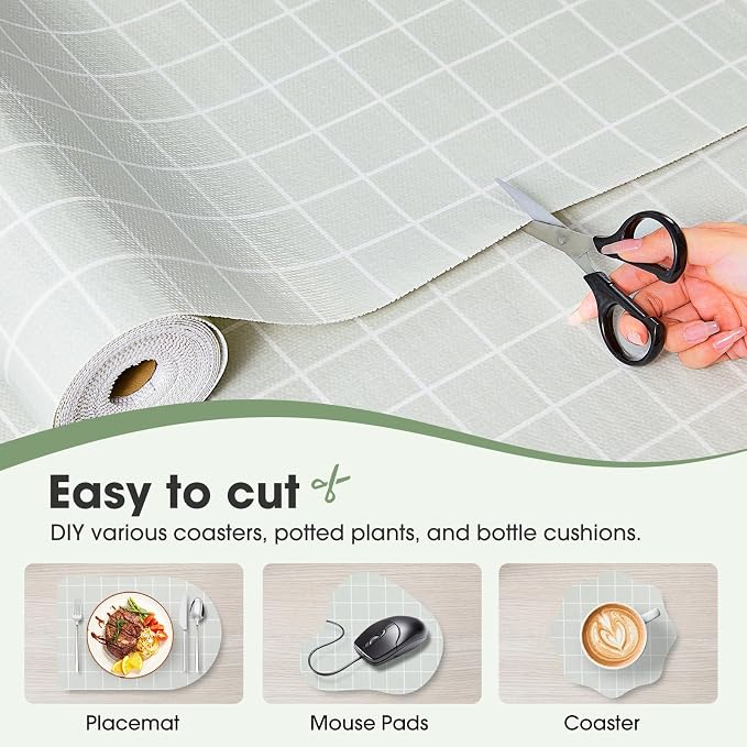 Beautysaid Shelf and Drawer Liner for Kitchen Cabinet Non Adhesive Non Slip - Image 8