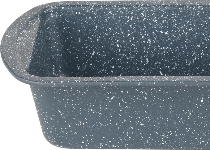 Russell Hobbs COMBO-5443 Non-Stick Loaf Pan Set of 2, 28cm Carbon Steel Bread Tin with Handles, Easy Clean for Cakes, Bread & Malt Loaf, Nightfall Stone Collection, Blue Marble, 5 Year Guarantee - Image 7