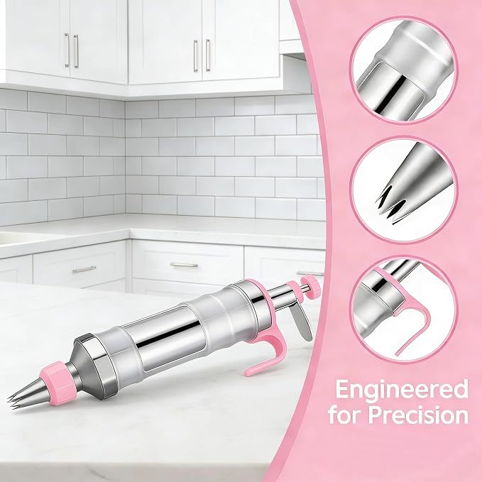 208 PCS Cake Decorating Kit,Baking supplies-Frosting Piping Kit - Image 5