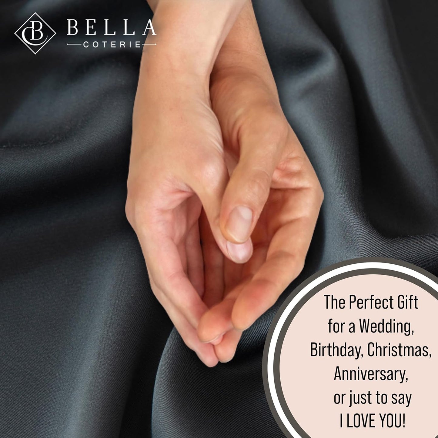 Bella Coterie Luxury Bamboo Viscose Full Size Sheet Set | 100% Organically Grown | Ultra Soft | Cooling for Hot Sleepers | 18" Deep Pocket [Charcoal Grey]