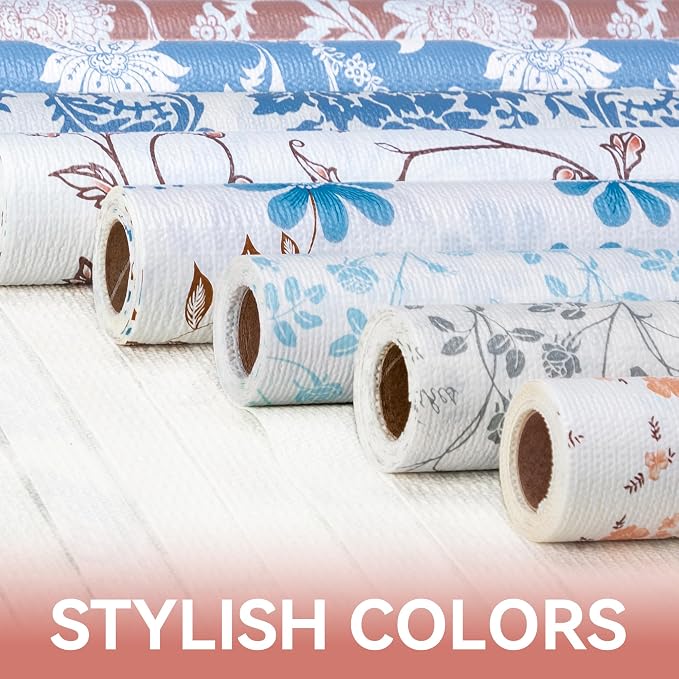 Shelf Liner 12 Inch x 10 Feet Non Adhesive Non Slip Wisteria Blue Non Slip - Image 9