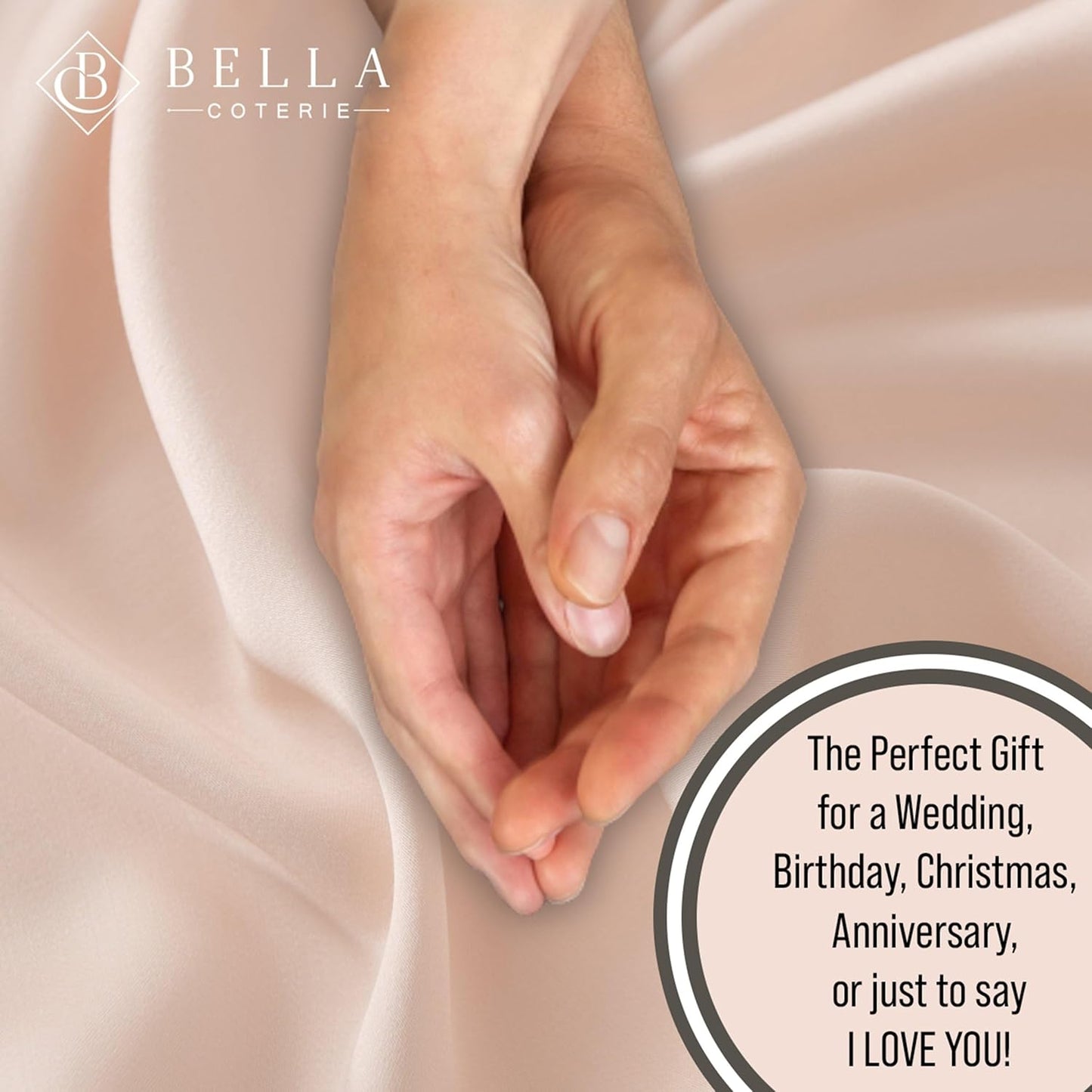 Bella Coterie Luxury Bamboo Viscose Cal King Size Sheet Set | 100% Organically Grown | Ultra Soft | Cooling for Hot Sleepers | 18" Deep Pocket [Champagne]